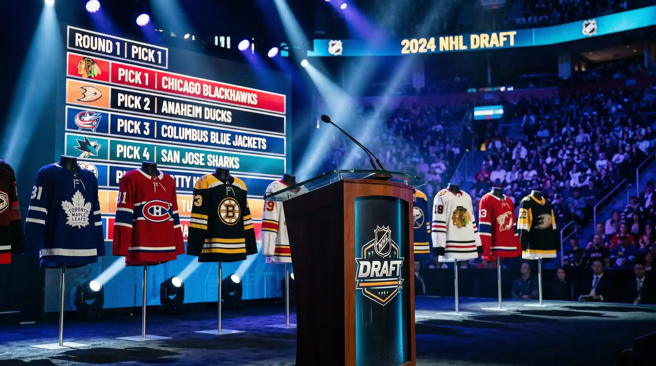 NHL Draft i Draft Lottery - zakłady na prospektów i loterię draftową